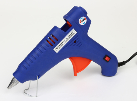 Клеевой пистолет Darvish, 80 Вт, диаметр стержня 10,8-11,5 мм, синий