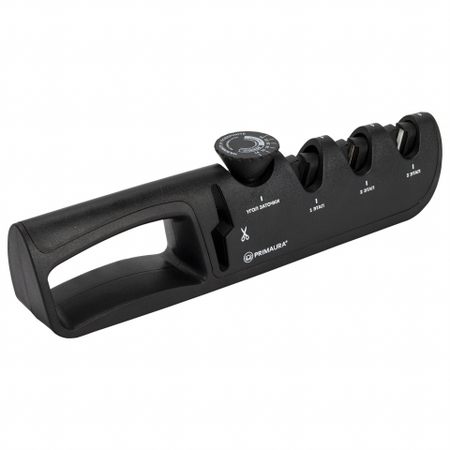 Точилка для ножей (ножеточка) и ножниц Primaura, черная