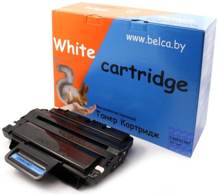 Тонер-картридж White Cartridge 106R01487, черный, ресурс 4000 страниц, без чипа