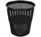 Корзина для бумаг сетчатая OfficeClean, 9 л, черная