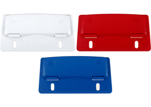 Мини-скоросшиватель дырокол Bantex, 130×65 мм, 5 л., ассорти