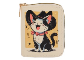 Кошелек из искусственной кожи «07-01-01», 8,5×2,5×10,5 см, бежевый Кошелек из искусственной кожи «07-01-01», 8,5×2,5×10,5 см, бежевый