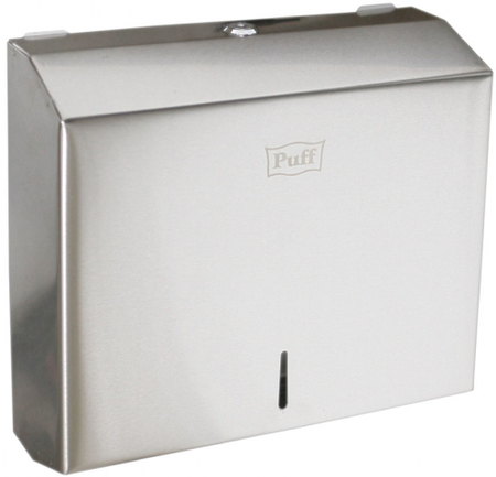 Держатель для полотенец бумажных антивандальный Puff 5610, 280*102*260 мм, хром матовый