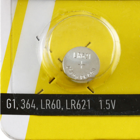 Батарейка щелочная дисковая «Трофи», G1, LR621, LR60, 1.5V