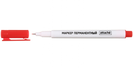 Маркер перманентный Attache, красный Маркер перманентный Attache, красный