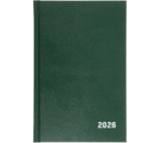 Ежедневник датированный на 2026 год BG, 135×205 мм, 168 л., зеленый Ежедневник датированный на 2026 год BG, 135×205 мм, 168 л., зеленый