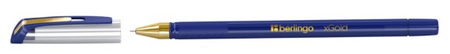 Ручка шариковая Berlingo xGold (аналог ручек Linc), корпус синий, стержень синий