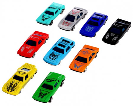 Набор пластиковых машинок Sima-Land, 25 шт., «Супергонщик»