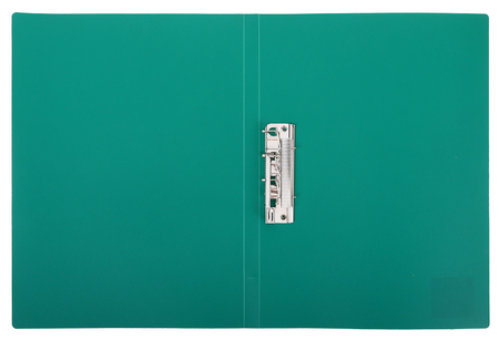 Папка пластиковая с боковым зажимом Lite, толщина пластика 0,5 мм, зеленая