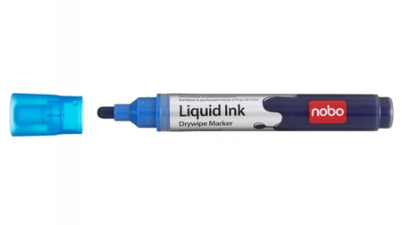 Маркер для вайтбордов Nobo Liquid Ink, синий