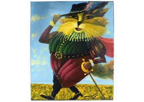 Картина «Свежий кавалер» (Стратович В.В.), 30×25 см, холст, масло Картина «Свежий кавалер» (Стратович В.В.), 30×25 см, холст, масло