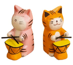 Сувенир деревянный Sima-Land, 3,5×5,5×9 см, «Кот барабанщик», ассорти