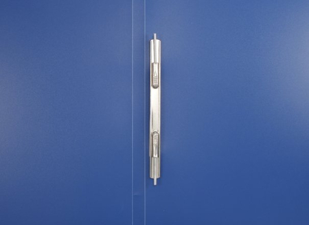 Папка-скоросшиватель пластиковая с пружиной Basic Silwerhof, толщина пластика 0,5 мм, синяя