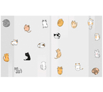 Обложка для тетрадей и дневников Funster, 210×350 мм, 110 мкм, Cats