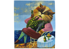 Картина «На курорте» (Стратович В.В.), 40×35 см, холст, масло Картина «На курорте» (Стратович В.В.), 40×35 см, холст, масло