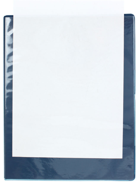 Папка пластиковая на 4-х кольцах OfficeSpace, синяя Папка пластиковая на 4-х кольцах OfficeSpace, синяя