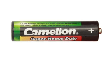 Батарейка солевая Camelion Super Heavy Duty, AAA, R03P, 1.5V 