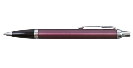 Ручка подарочная шариковая Parker IM Core K321 Light Purple CT, корпус пурпурный