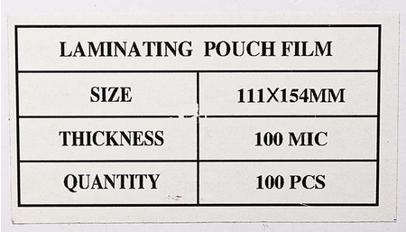 Пленка для ламинирования O.Pouch Super, А6 (111*154 мм), 100 мкм, глянец, 100 шт. Пленка для ламинирования O.Pouch Super, А6 (111*154 мм), 100 мкм, глянец, 100 шт.
