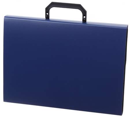 Портфель пластиковый 7 отделений Office Space, 330*235*35 мм, синий Портфель пластиковый 7 отделений Office Space, 330*235*35 мм, синий