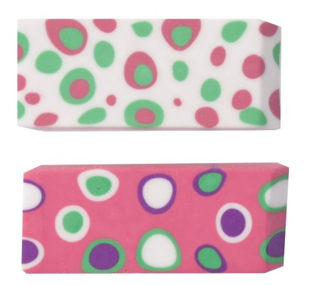 Ластик Turbo «Пластилиновая коллекция», 50*20*7 мм, ассорти (цена за 1 шт.)