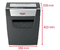 Шредер Rexel Momentum X410, размер частиц 4*28 мм, черный с серым
