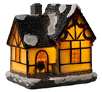 Фигура светодиодная «Дом с еловой гирляндой», 5,5×4,5×6 см