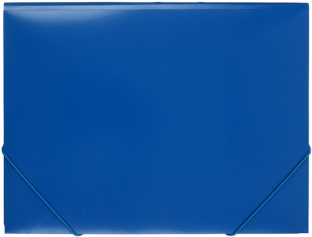 Папка пластиковая на резинке Attache F315/06, толщина пластика 0,6 мм, синяя Папка пластиковая на резинке Attache F315/06, толщина пластика 0,6 мм, синяя