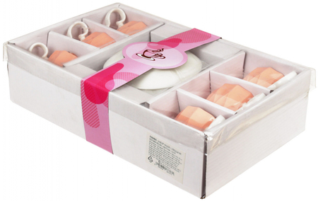 Набор чашек керамических с блюдцами «Верона», 12 предметов