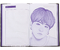 Книжка записная BTS, 145*218 мм, 192 л., линия