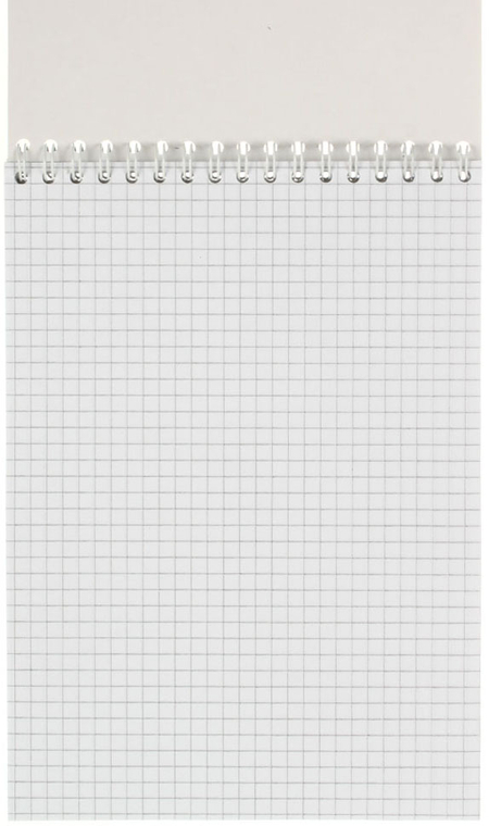 Блокнот на гребне Attache Metallic, 145*205 мм, 60 л., клетка, голубой Блокнот на гребне Attache Metallic, 145*205 мм, 60 л., клетка, голубой