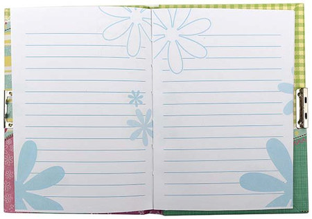 Книжка записная с замком Fancy, 110*150 мм, 64 л., линия, «Совы»