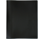 Папка пластиковая на 2-х кольцах Silwerhof Eco, толщина пластика 0,5 мм, черная