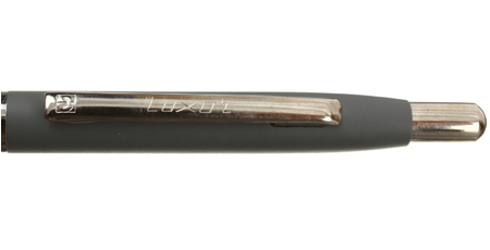 Ручка подарочная шариковая Luxor Sterling, корпус серый, синяя