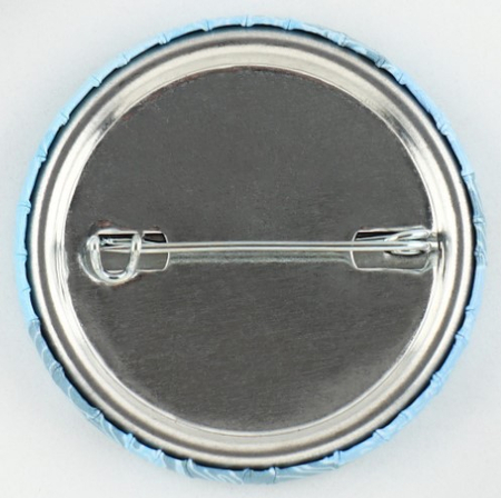 Значок закатной Sima-Land, диаметр 38 мм, «Море в глазах»