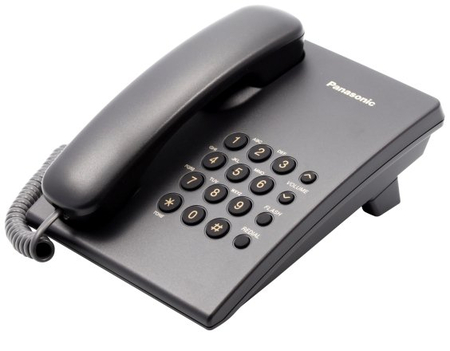 Телефон KX-TS2350RU Panasonic, черный