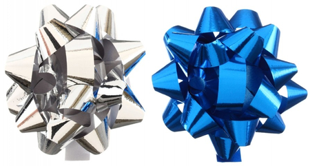 Набор бантов Winter Wings, 6 см, 2 шт., ассорти