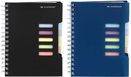 Тетрадь общая А5, 150 л. на гребне «Классика 2», 148*210 мм, клетка, ассорти