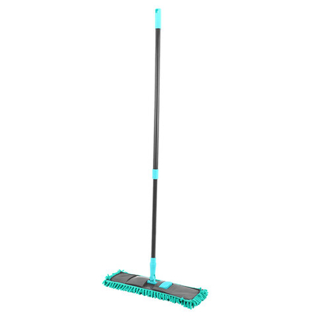 Швабра для пола «Любаша», размер насадки 40*10 см, длина черенка 70/120 см, бирюзовая Швабра для пола «Любаша», размер насадки 40*10 см, длина черенка 70/120 см, бирюзовая