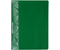 Папка пластиковая на 30 файлов «Бюрократ», толщина пластика 0,65 мм, зеленая