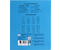 Тетрадь школьная А5, 12 л. на скобе «Однотонная синяя», 165*202 мм, клетка