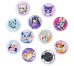 Значок закатной Sima-Land, диаметр 25 мм, «Аниме», ассорти