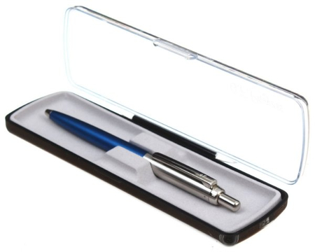 Ручка подарочная шариковая Progress, корпус синий