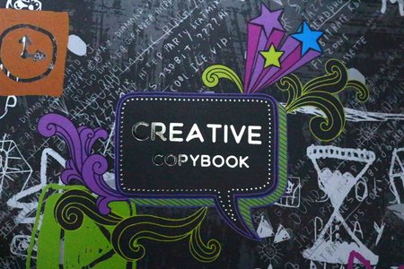 Тетрадь общая А5, 48 л. на скобе «Все грани творчества», 162*200 мм, клетка, ассорти