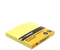 Бумага для заметок с липким краем inФормат, 76*76 мм, 1 блок*100 л., желтый