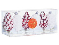 Набор елочных игрушек «Шишки ассорти»