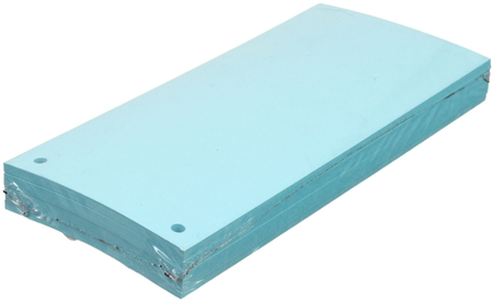 Разделители для папок-регистраторов картонные «Комус», 240*105 мм, 100 шт., голубые