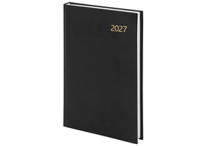 Ежедневник датированный на 2027 год Staff, 145×215 мм, 160 л., черный Ежедневник датированный на 2027 год Staff, 145×215 мм, 160 л., черный