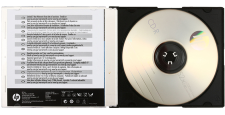 Компакт-диск CD-R HP, 52x, в индивидуальной пластиковой упаковке