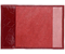 Обложка для паспорта «Кинг» 4334, 95*135 мм, рифленая, красная